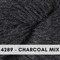Berroco Ultra Alpaca Light, DK, is a wool and alpaca blend, super soft and perfect for knitting and crochet, Charcoal Mix 4289.