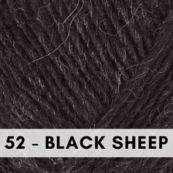Lettlopi Icelantic wool yarn, 52 Black Sheep