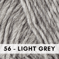 Lettlopi Icelantic wool yarn, 56 Light Grey
