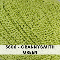 Cascade Yarns Fixation Splash Yarn, cotton and elastic perfect for baby, 5806 Grannysmith Green