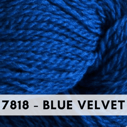 Cascade Yarns, 220 Fingering Wool Yarn, Blue Velvet 7818