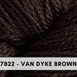Cascade Yarns, 220 Fingering Wool Yarn, Van Dyke Brown 7822