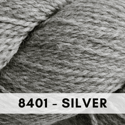 Cascade Yarns, 220 Fingering Wool Yarn, Silver 8401