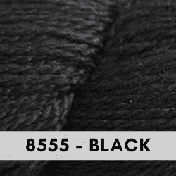 Cascade Yarns, 220 Fingering Wool Yarn, Black 8555