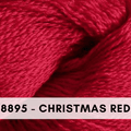 Cascade Yarns, 220 Fingering Wool Yarn, Christmas Red 8895