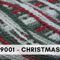 Cascade Yarns Fixation Splash Yarn, cotton and elastic perfect for baby, 9001 Christmas