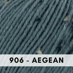 Universal Deluxe Worsted Weight Tweed, Superwash Wool, Aegean 906