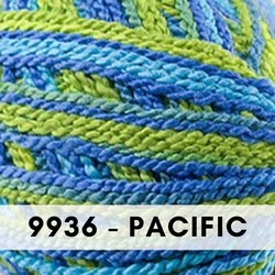 Cascade Yarns Fixation Splash Yarn, cotton and elastic perfect for baby, 9936 Pacific