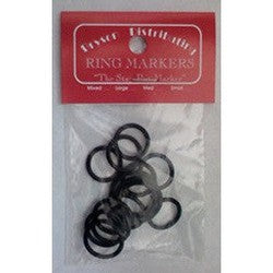 Ring Markers  Black Large Stitch Markers