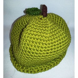 Crochet Apple Hat by Claudia Barbo