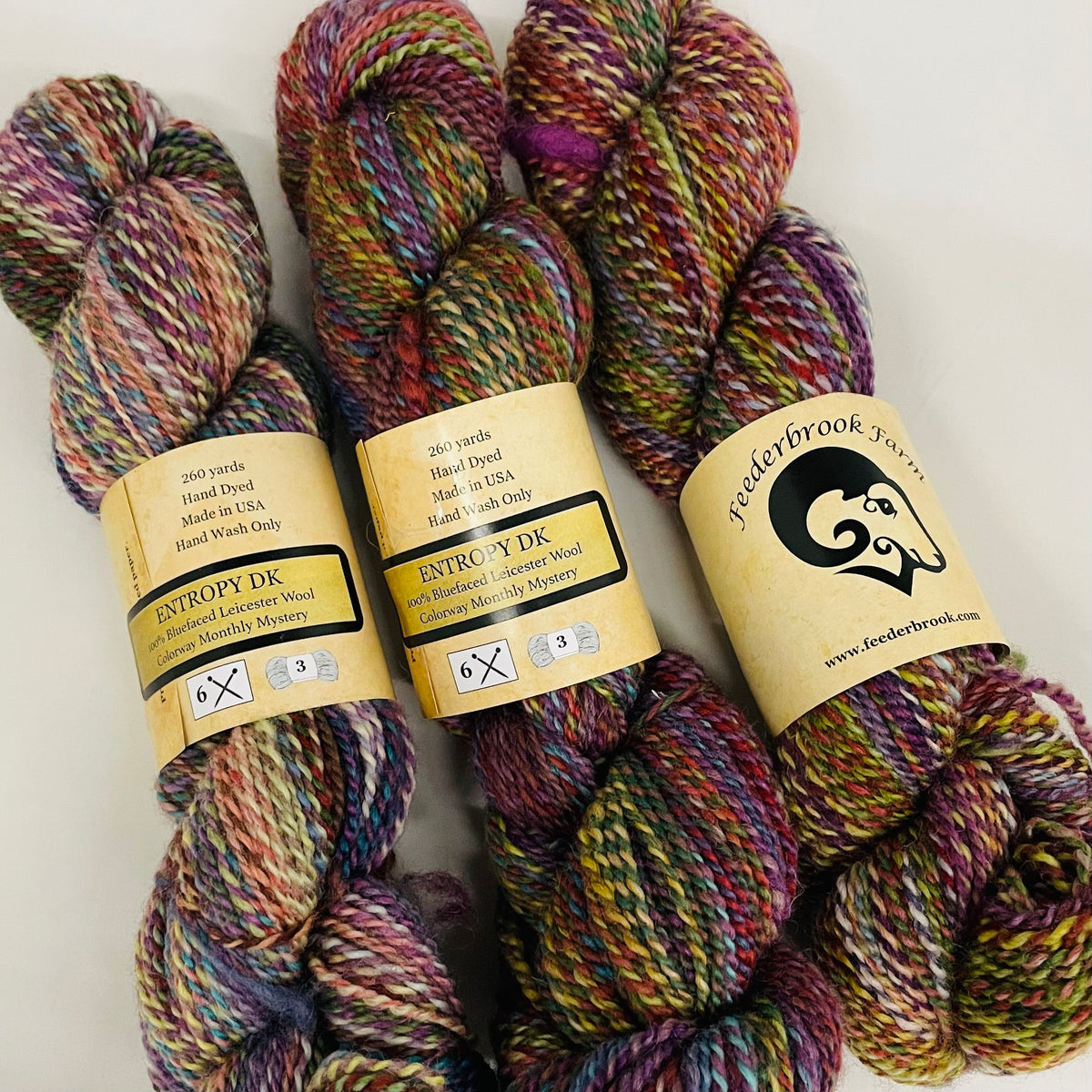 Feederbrook Farm Entropy DK and BFL Solids