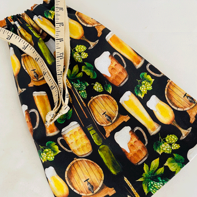 Ruler Ribbon Project Bag - Apple Yarns