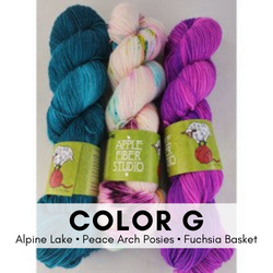 ripple effect kit color g, alpine lake, peace arch posies, fuchsia basket