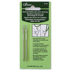Clover Darning Needle with Latch Hook Eye 3160 by Clover
