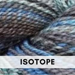 Entropy DK by Feederbrook DK, hand-dyed and hand-spun wool yarn, Isotope