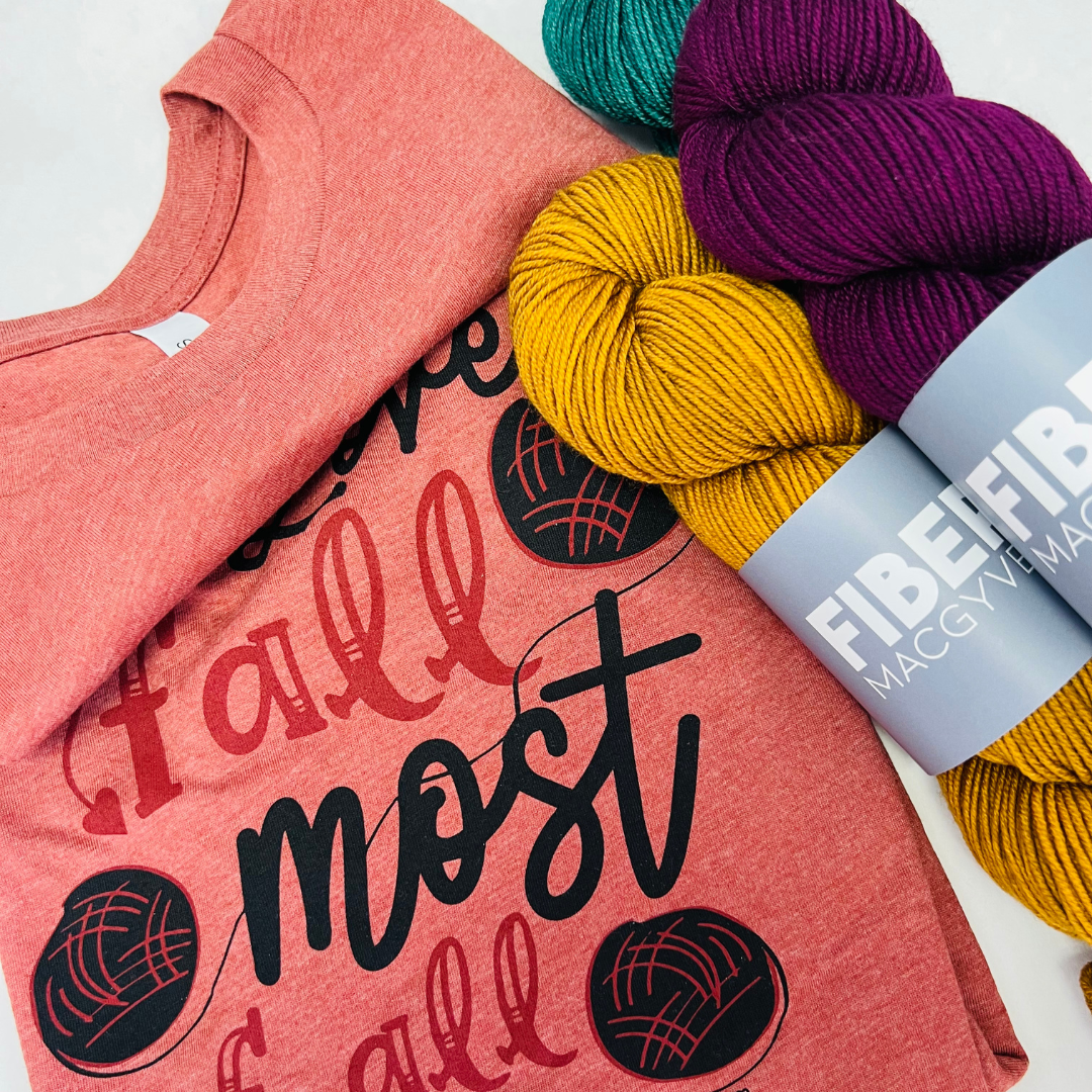 Apple Yarns Exclusive T-Shirts - I Love Fall Most of All
