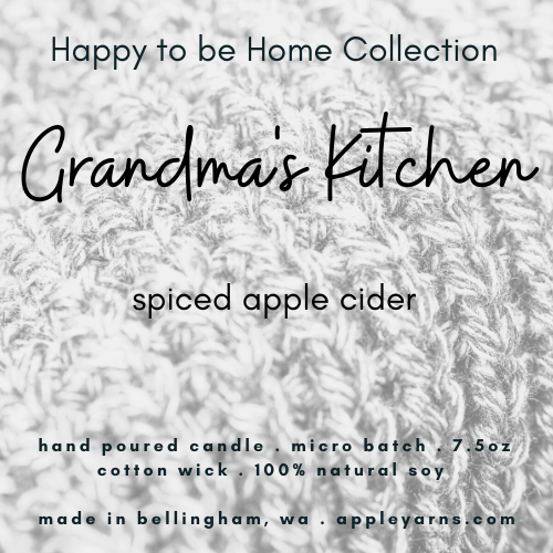 Apple Yarns Happy to be Home Candle Collection